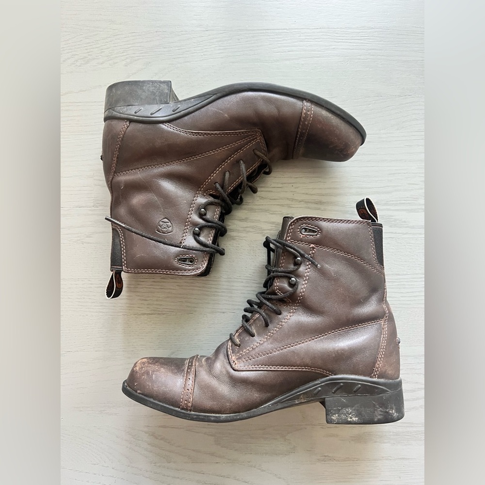 Ariat Youth Size 4 Dark Brown Leather Riding Boots